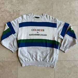 Vintage Colours by Alexander Julian Crewneck size Large
